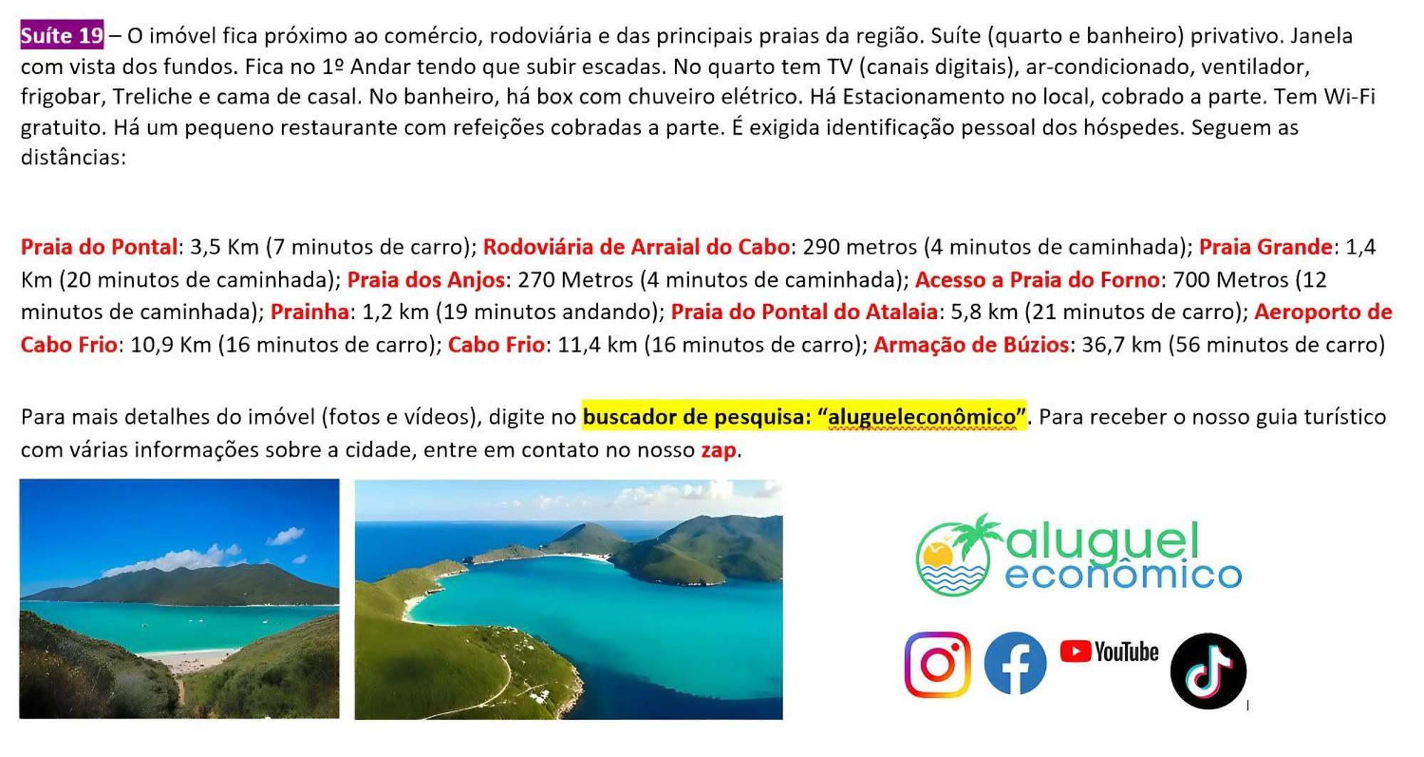 Arraial Do Cabo - Recanto Das Tartarugas - Aluguel Economico Εξωτερικό φωτογραφία
